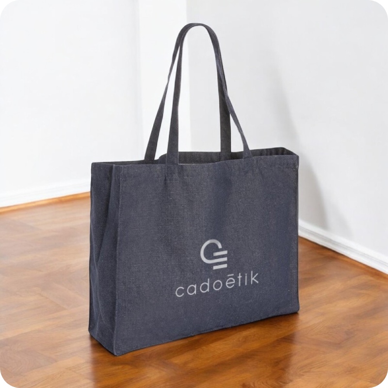 Sac cabas en denim recyclé Impact 320 g_00