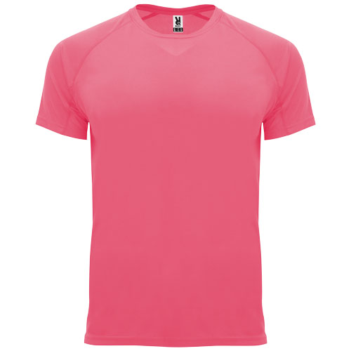 T-shirt de sport homme en polyester certifié Bahrain 135 g_Fluor lady pink