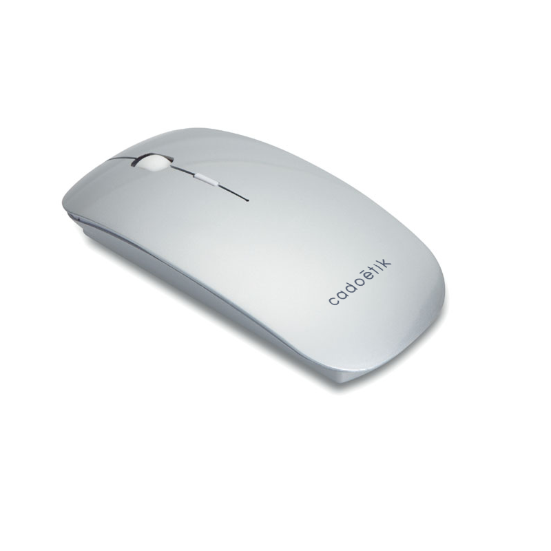 Souris publicitaire sans fil Curvy - Cadeau publicitaire