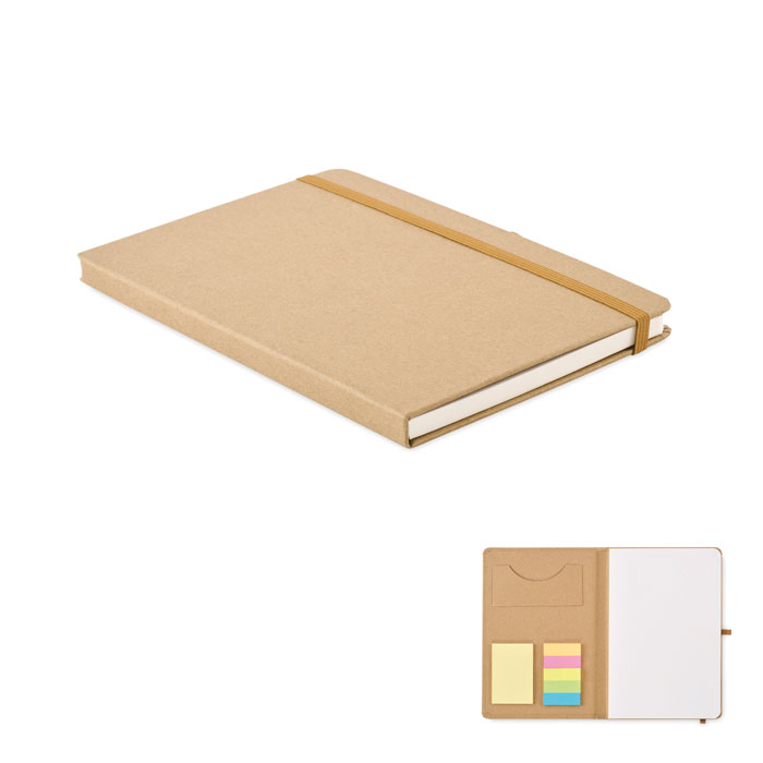 Bloc-notes en carton et papier recyclé Sticknote_Beige