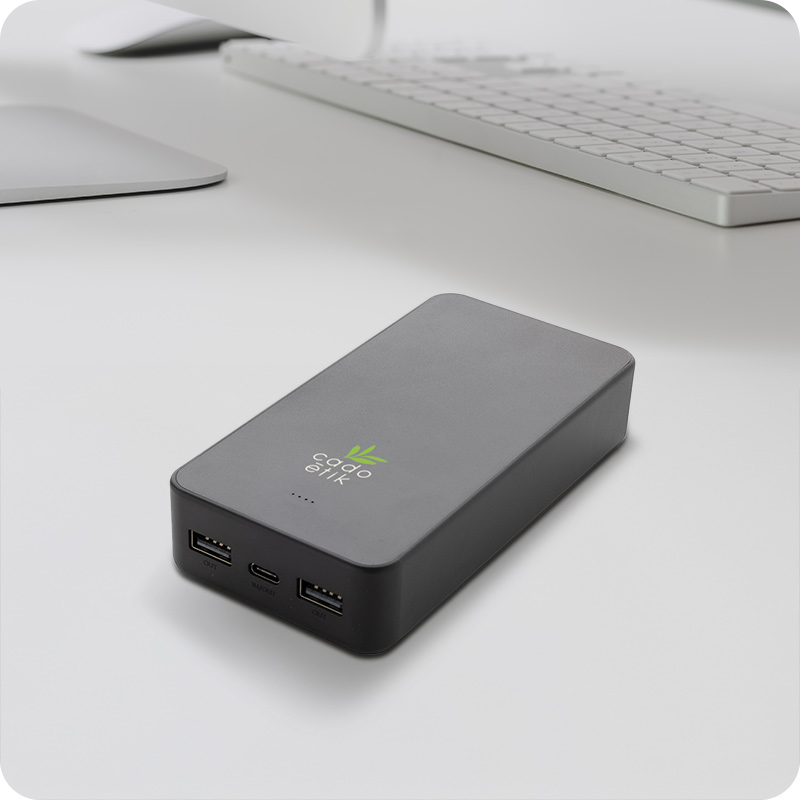Batterie externe 20 000 mAh en plastique recyclé certifié Boostcore 10 W_00