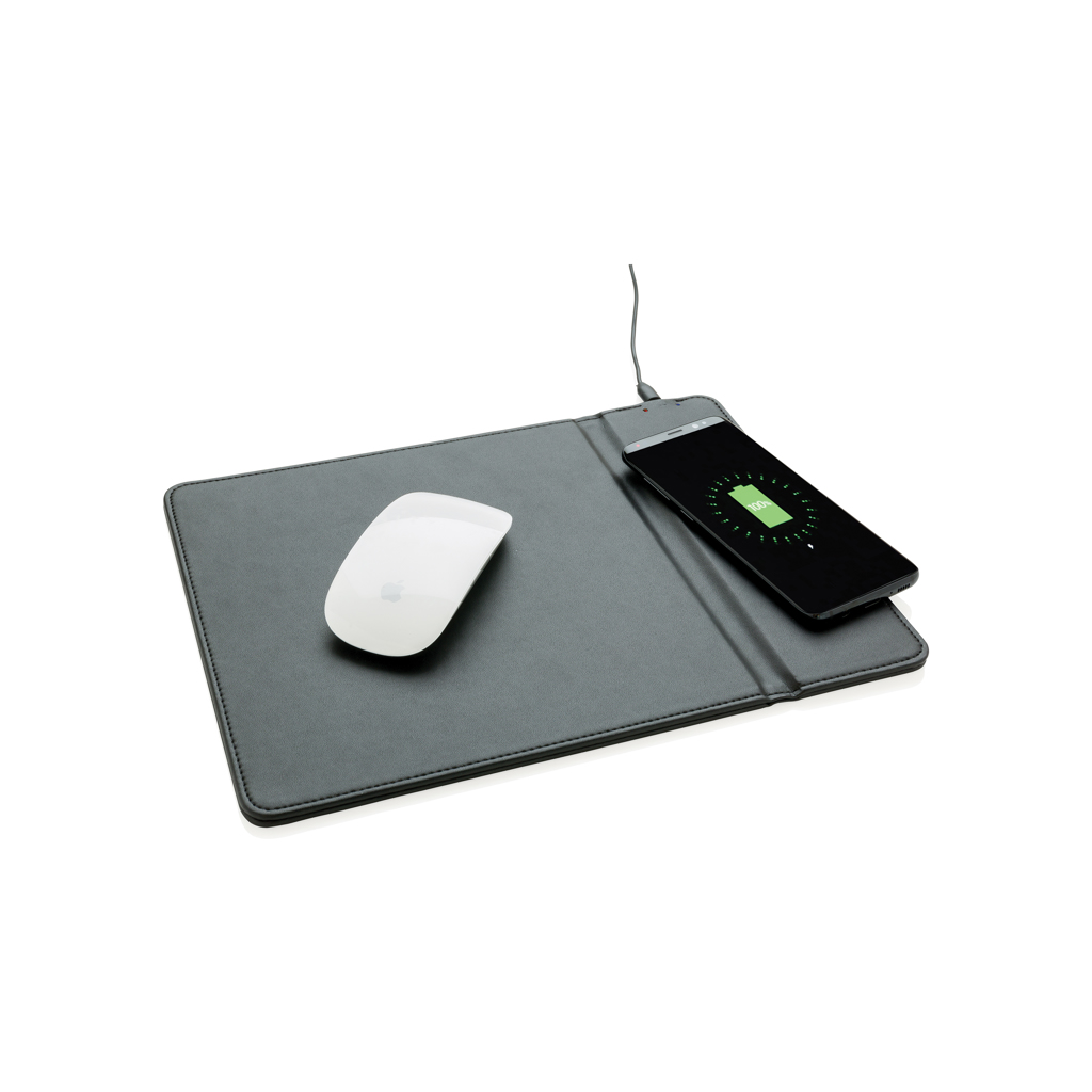 Tapis de souris avec chargeur à induction 5W Freel_Noir