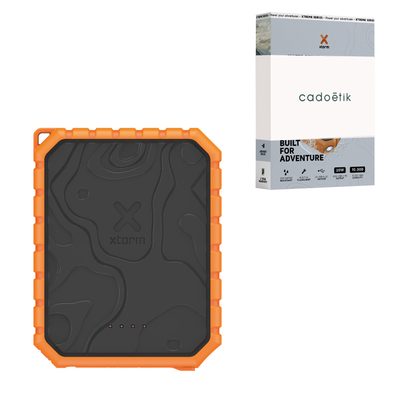Batterie externe en plastique recyclé Xtorm XR201 Xtreme 10 000 mAh charge rapide 20W_1