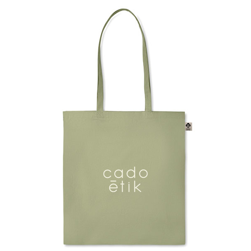 Tote bag publicitaire en coton bio Zimde Colour