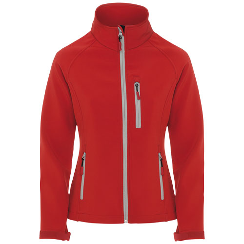 Veste Softshell femme en polyester certifié Antartida 300 g_Rouge