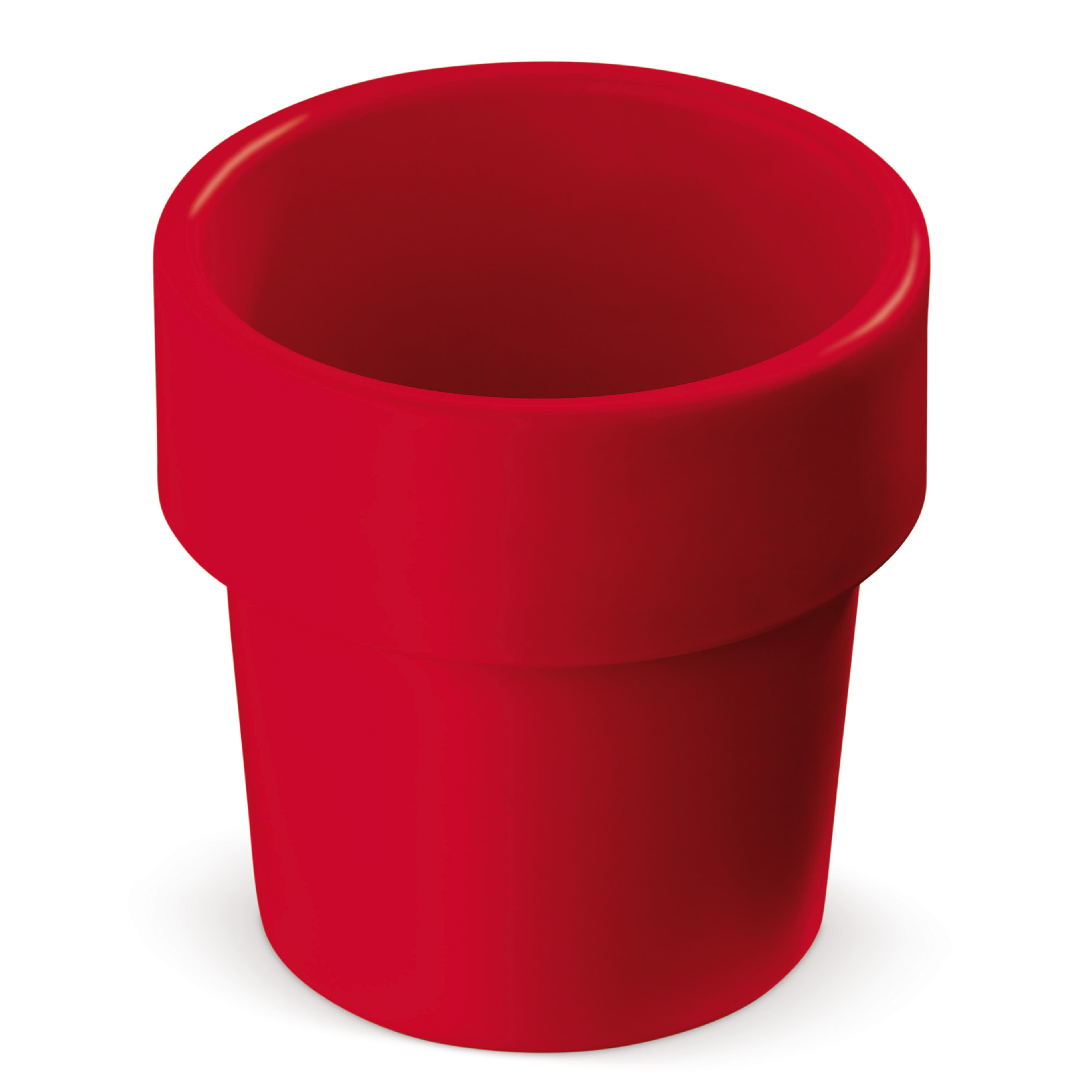 Tasse à café en plastique végétal Hot-But-Cool 240 mL_Rouge