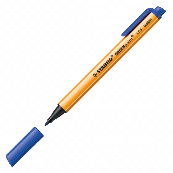 Stylo feutre Stabilo® GreenPoint_Bleu