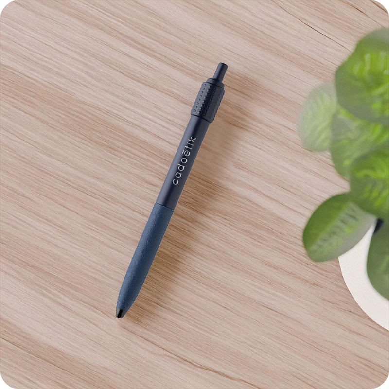 Stylo bille anti-stress en plastique recyclé certifié Quill_00