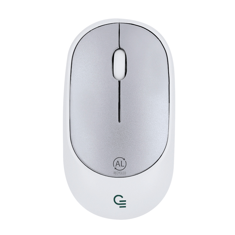 Souris sans fil en plastique et aluminium recyclés certifiés Doryt_1