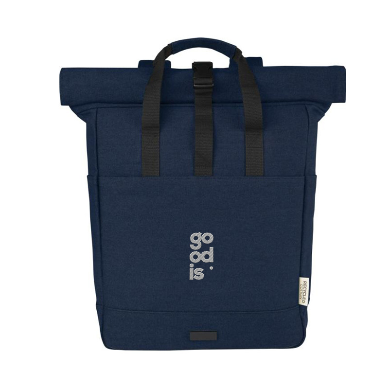 Sac à dos ordinateur 15" rolltop en toile recyclée et certifiée Joey 15 L_04