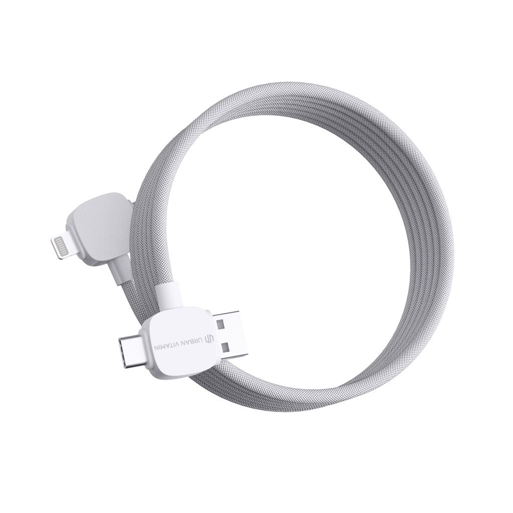 Câble de charge rapide magnétique Urban Vitamin Stockton 65 W_Blanc