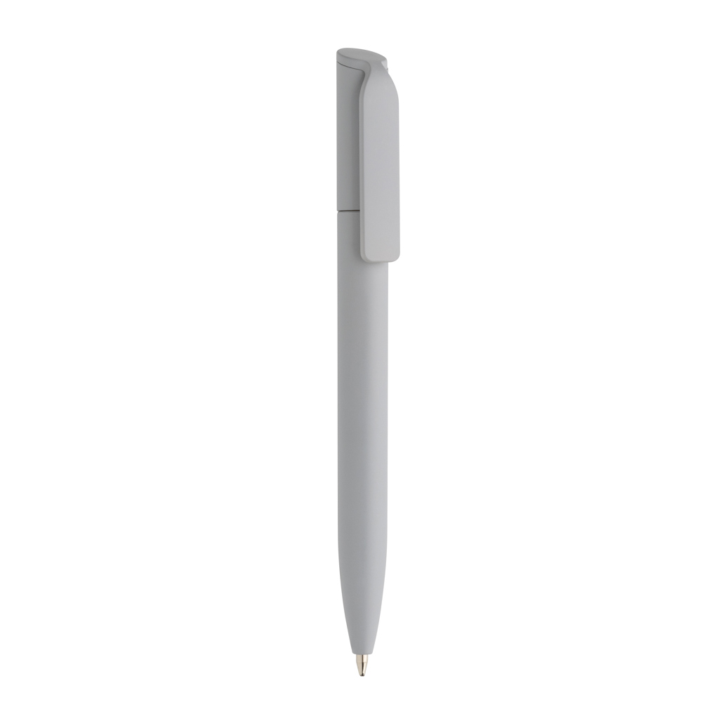 Mini stylo en plastique recyclé certifié Pocketpal_Argent