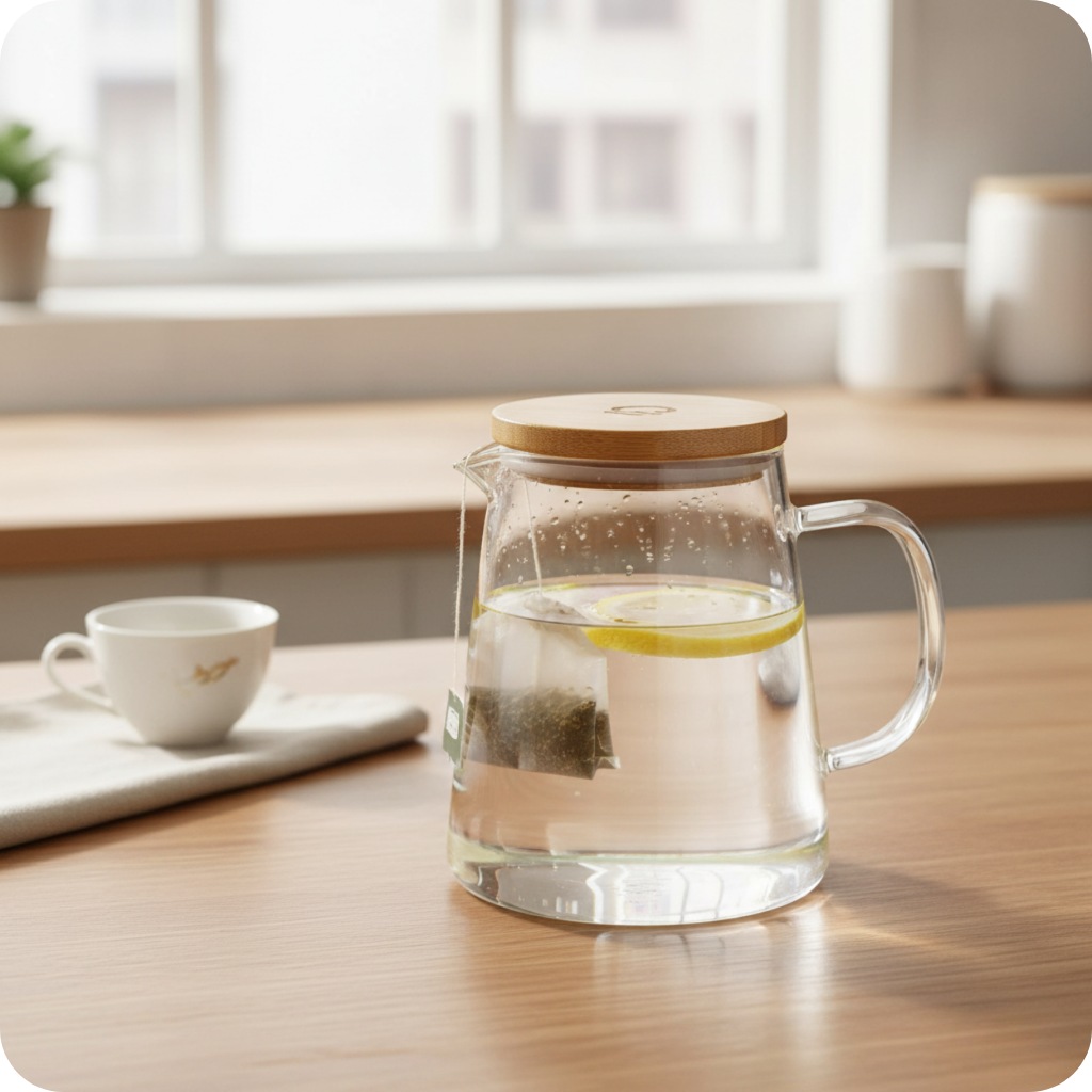Carafe en verre et bambou Ukiyo 1,2 L_00