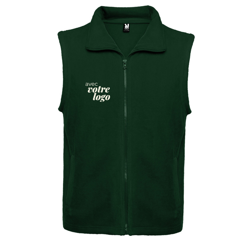 Bodywarmer polaire unisexe en polyester certifié Bellagio_03