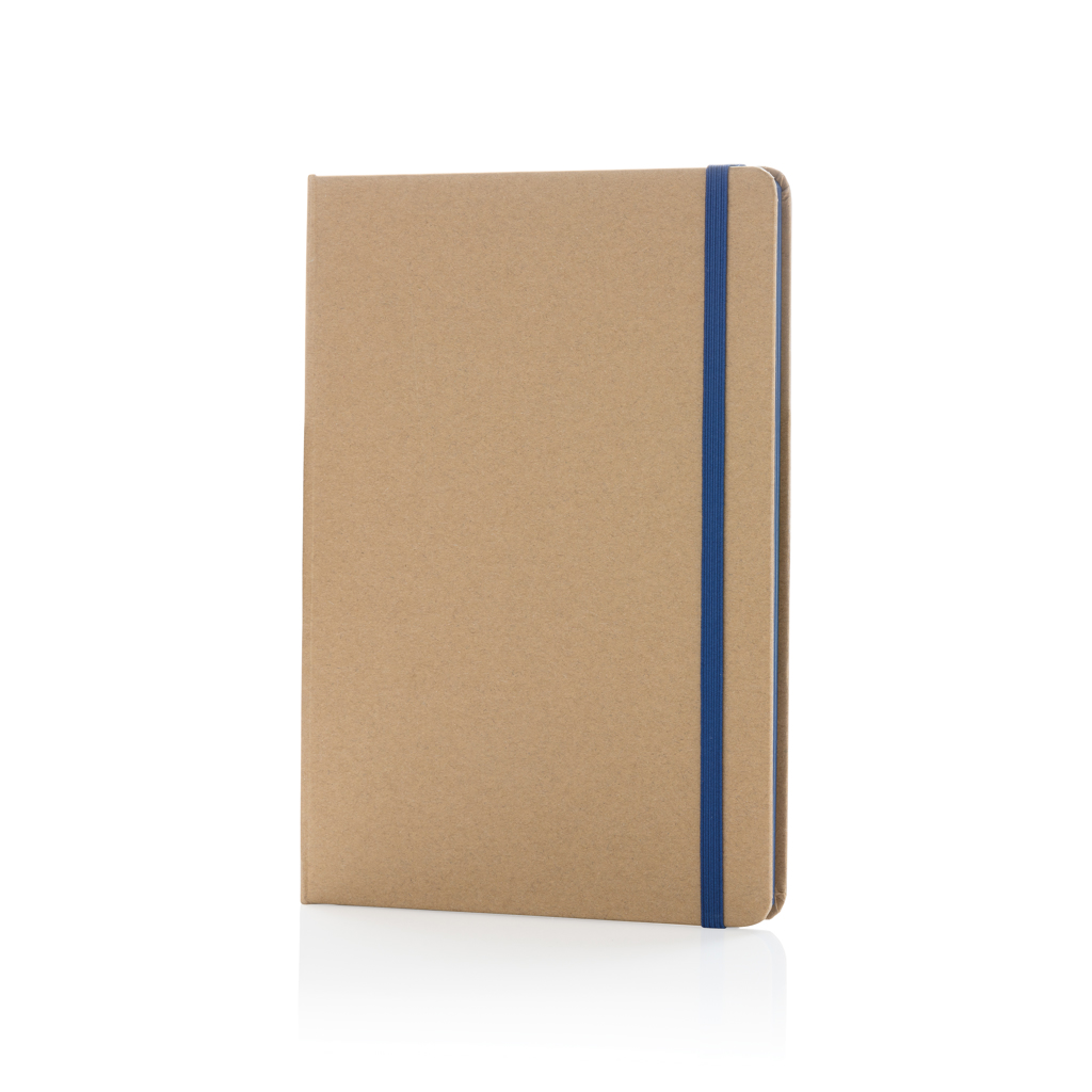 Carnet A5 en carton recyclé Cardboard_Bleu