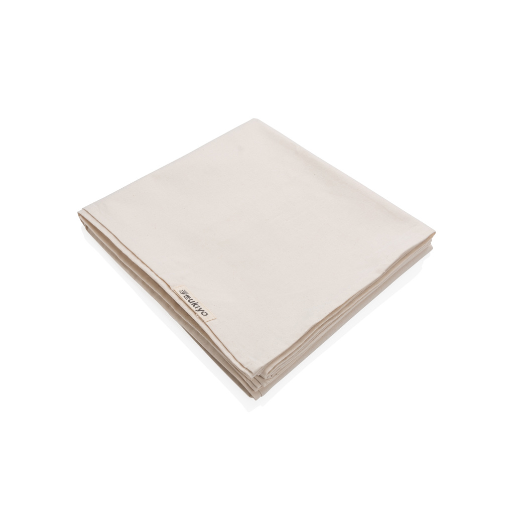 Nappe de table en coton recyclé Ukiyo 180 g_Blanc cassé