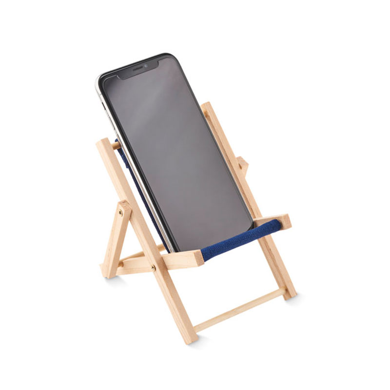 Support de téléphone chaise longue en bois Sillita_02