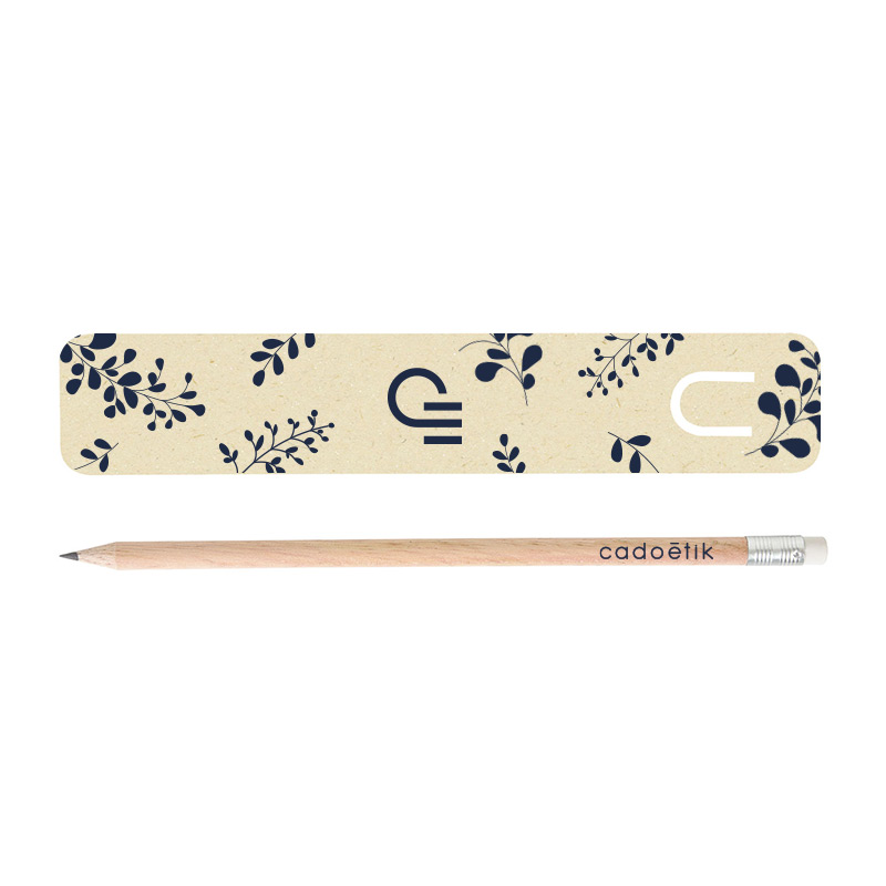 Kit marque-page en fibre de canne à sucre et crayon à papier Bagasse_1