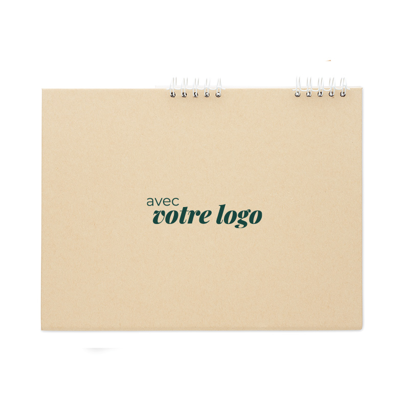 Calendrier chevalet avec mémo en papier recyclé certifié Calendoo_02