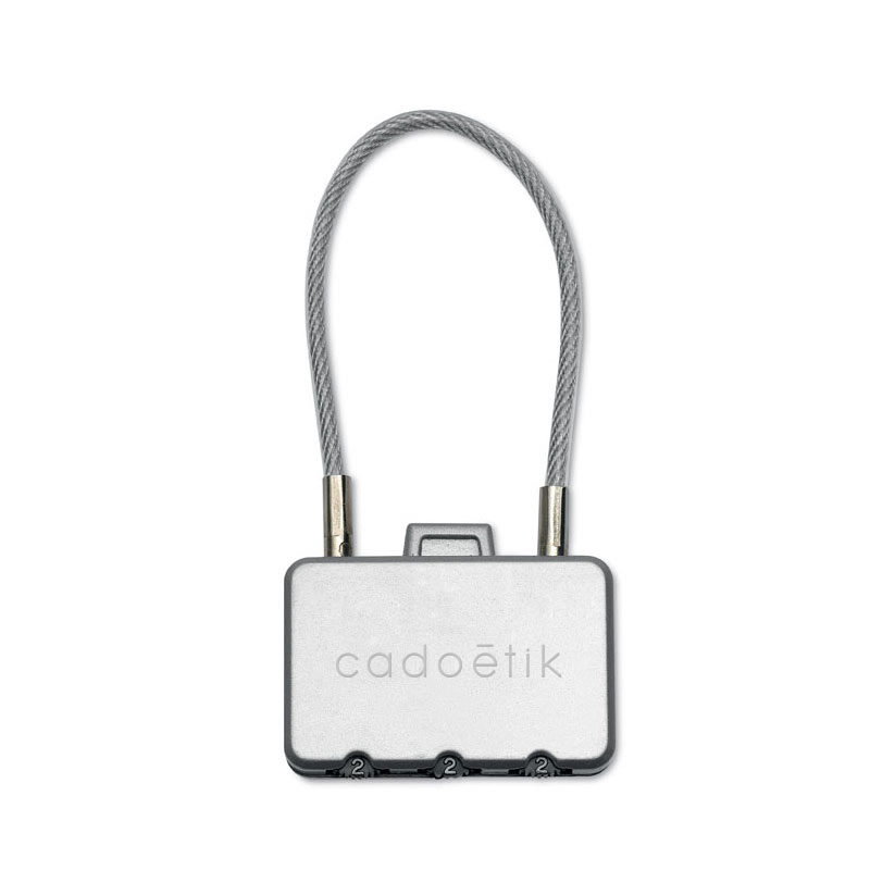 goodies entreprise - cadenas à valise publicitaire Threecode