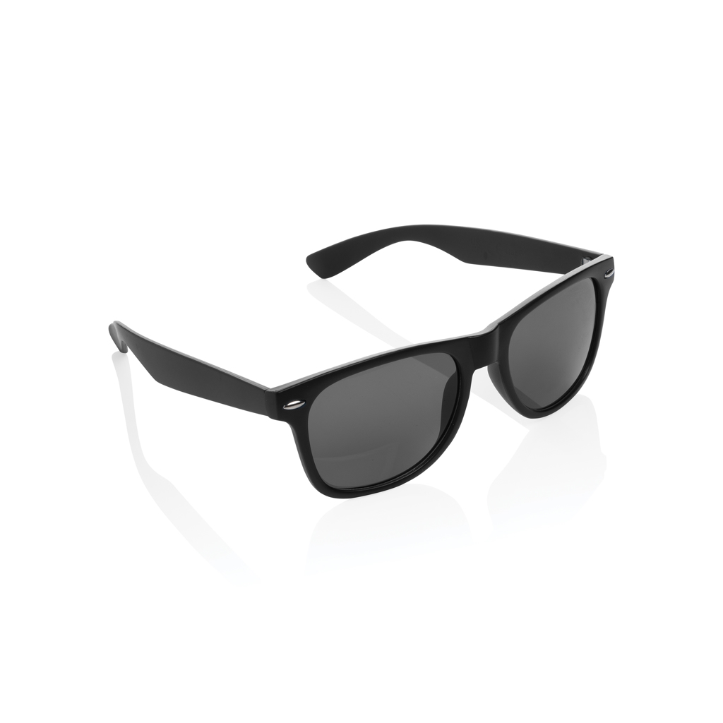 Lunettes de soleil en plastique recyclé certifié Sunset_Noir