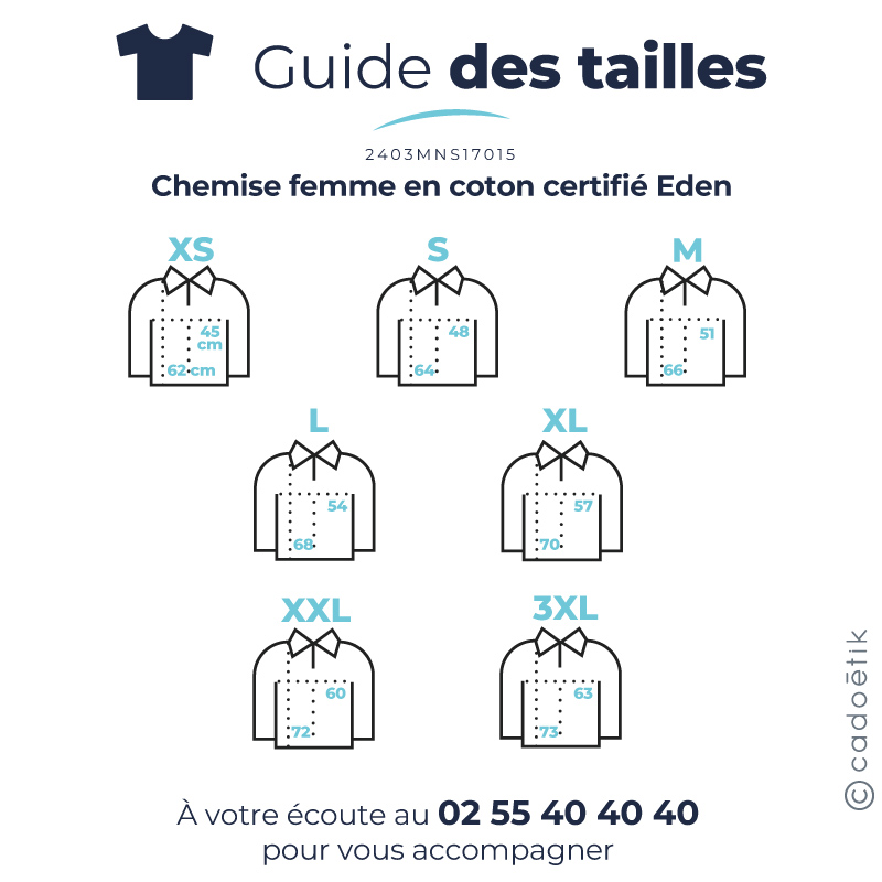 Chemise femme en coton certifié Eden_05