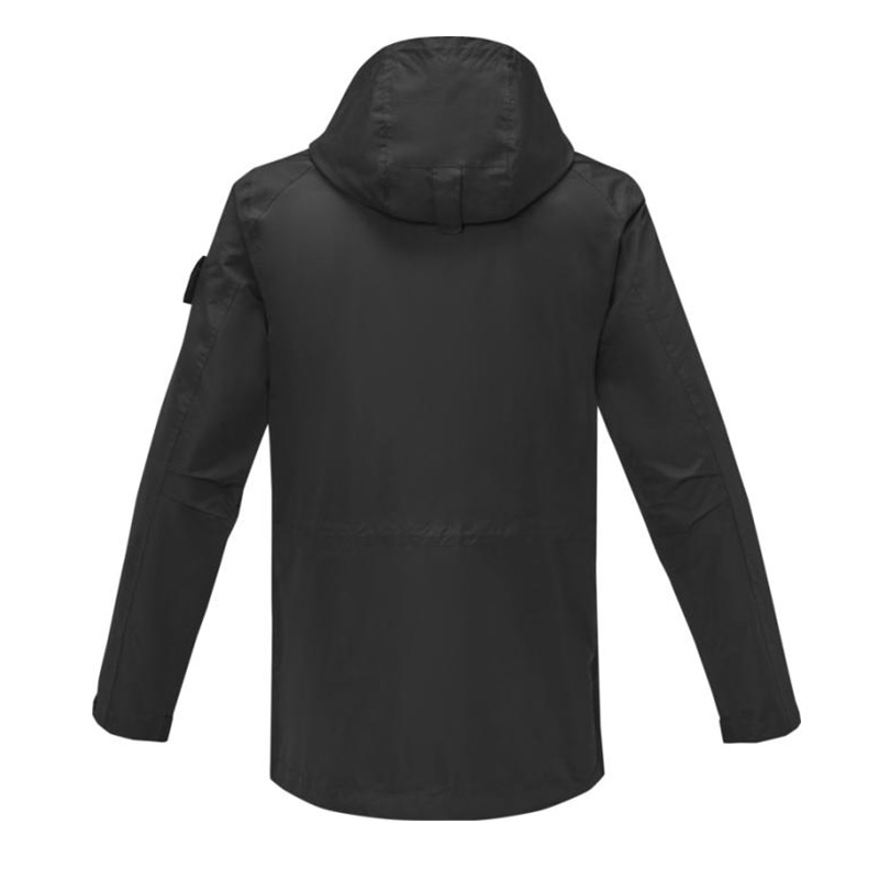 Veste imperméable unisexe en polyester recyclé certifié Kai 130 g_03
