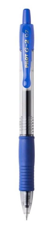 Stylo roller Pilot® G-2 en plastique recyclé_Bleu