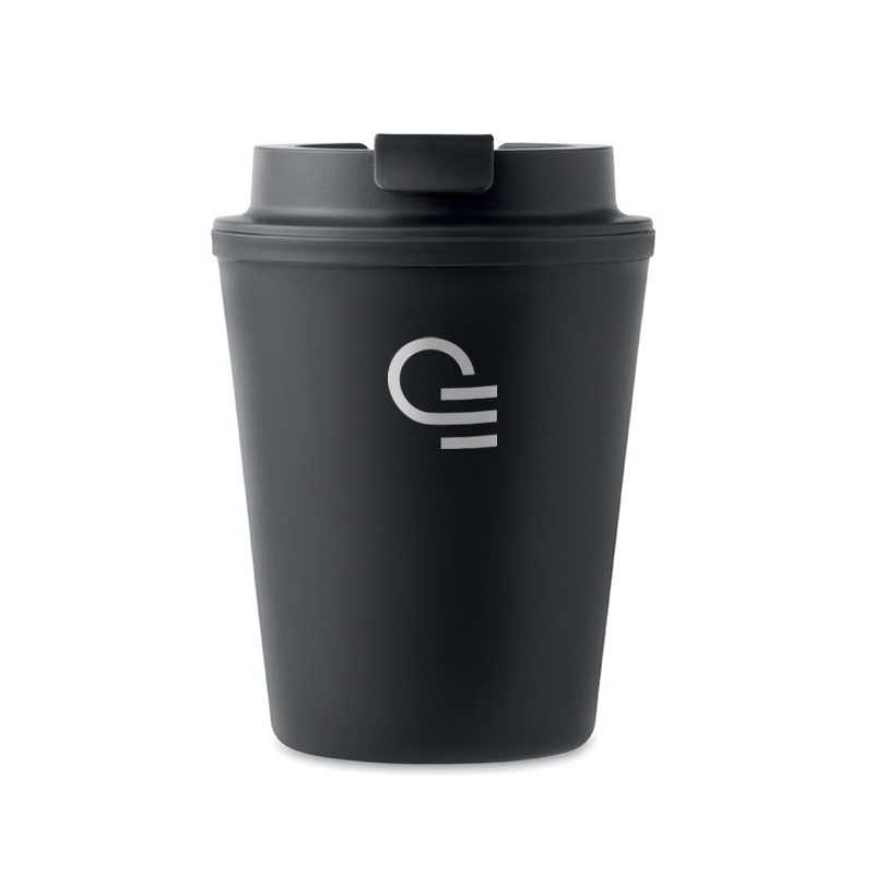 Mug de voyage double paroi en plastique recyclé Tridus_1