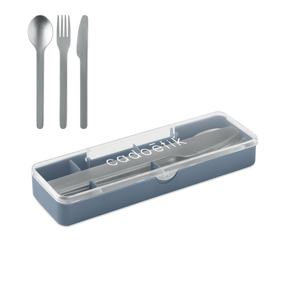 Couverts publicitaires en inox Mesteck - Cadoétik