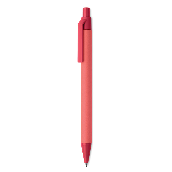 Stylo bille en plastique végétal Cartoon Colour_Rouge