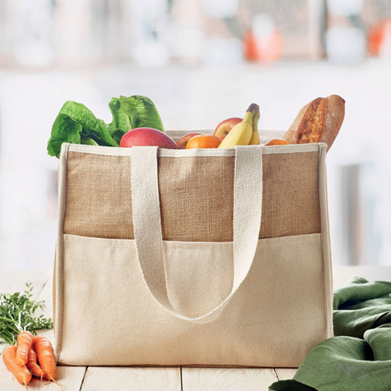 Sac shopping isotherme en jute Campo de Geli_04