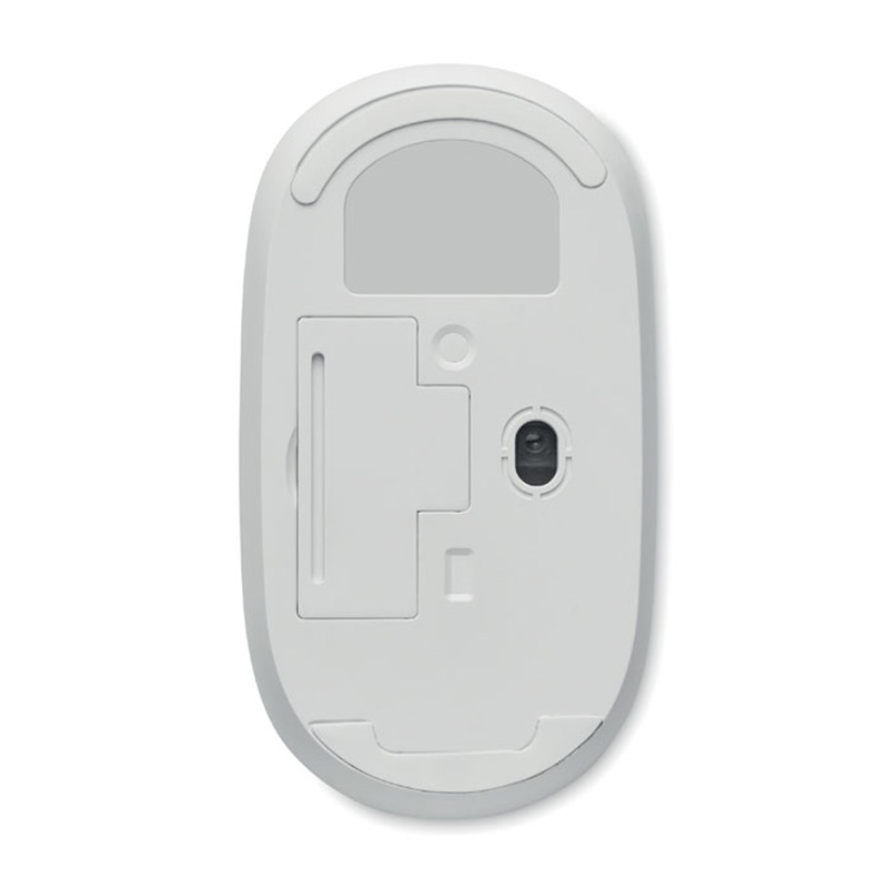 Souris en plastique sans fil recyclé et bambou Curvy Bam_03