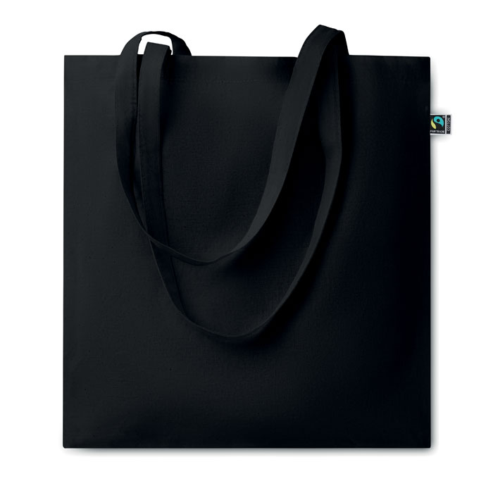 Tote bag publicitaire en coton équitable et certifié Osole Colour 140 g_Noir