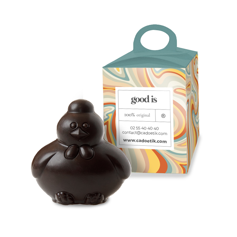 Poule en chocolat bio noir ou lait 30 g_03
