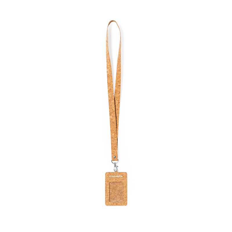 Tour de cou avec badge en liège Beryel_01