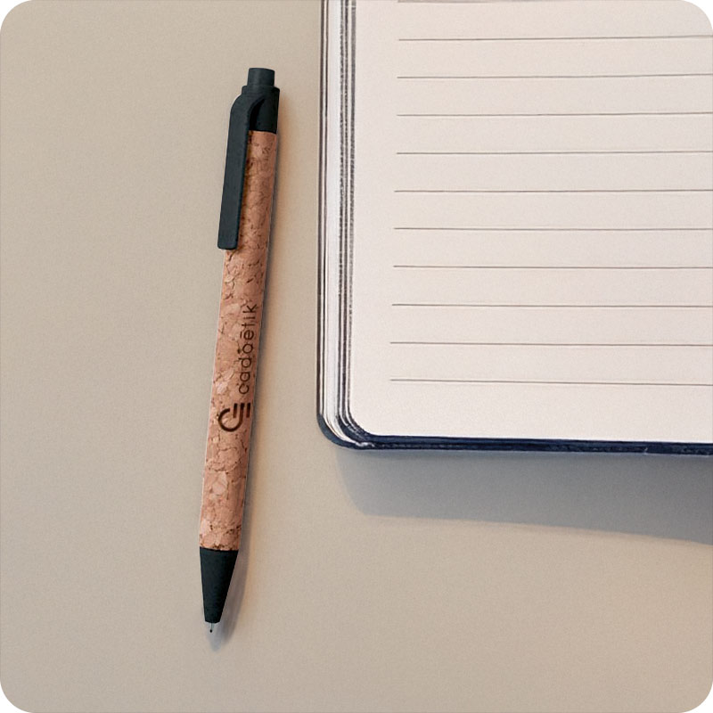 Stylo bille en liège et fibre de blé Montado_00