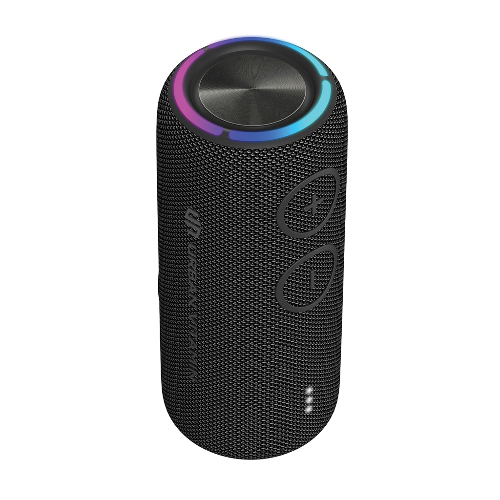 Enceinte nomade en plastique recyclé Urban Vitamin Pacific Grove 30 W_Noir