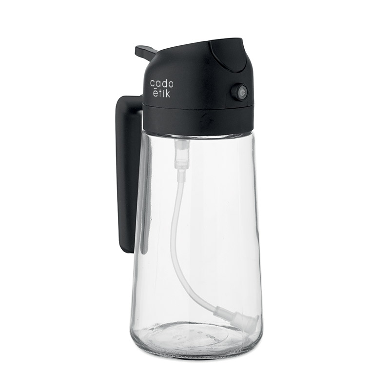 Distributeur d'huile publicitaire 2 en 1 en verre Dip 450 mL_01