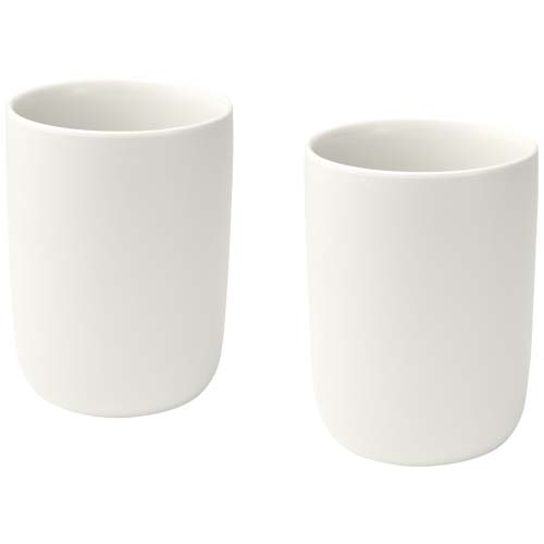 Set de 2 mugs publicitaires Male 350 mL_Blanc