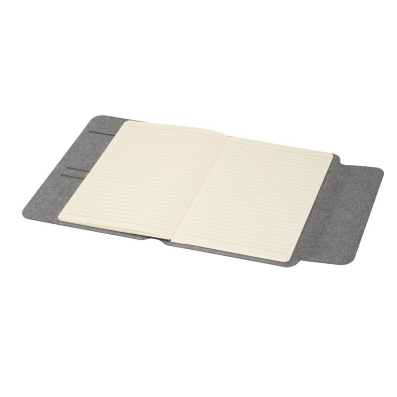 Conférencier A5 personnalisé en polyester recyclé certifié Andean_02