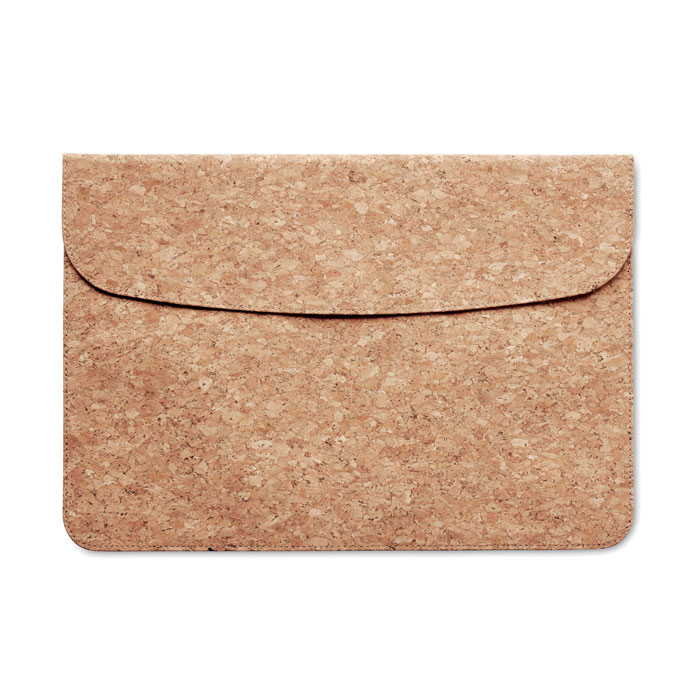 Housse ordinateur 14" en liège Grace_Beige