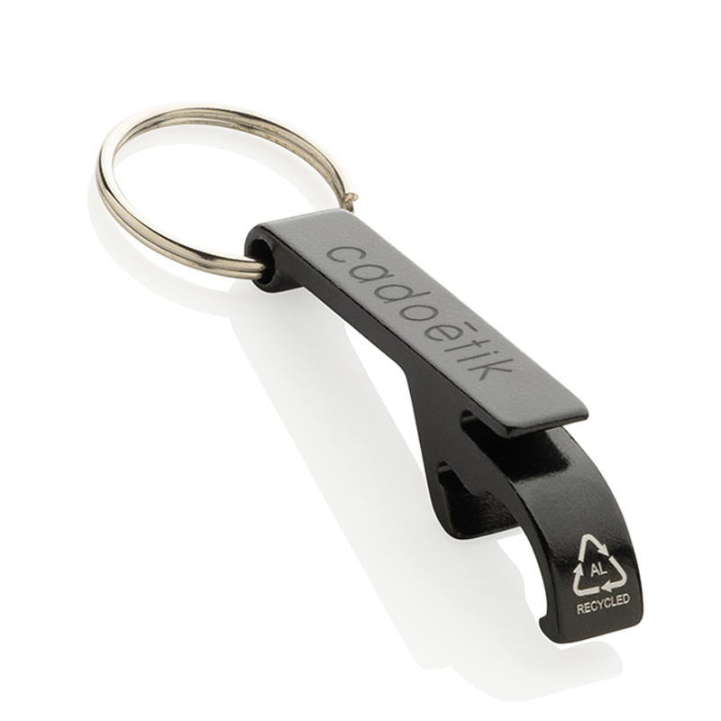 Porte-clés décapsuleur personnalisé en aluminium recyclé certifié_1
