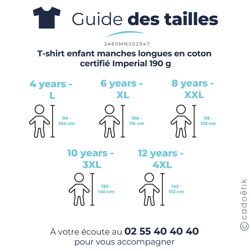 T-shirt enfant manches longues en coton certifié Imperial 190 g_05