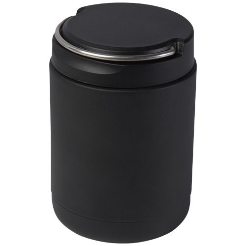 Lunch box personnalisée isotherme en inox recyclé Doveron 500 mL_Noir