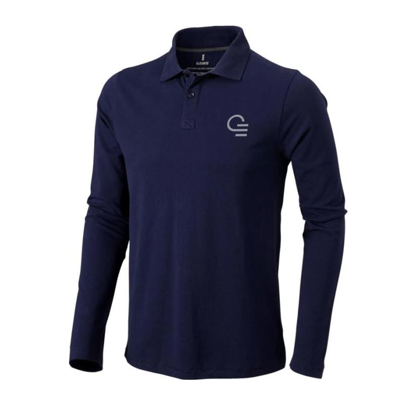 Textile publicitaire - Polo manches longues pour hommes