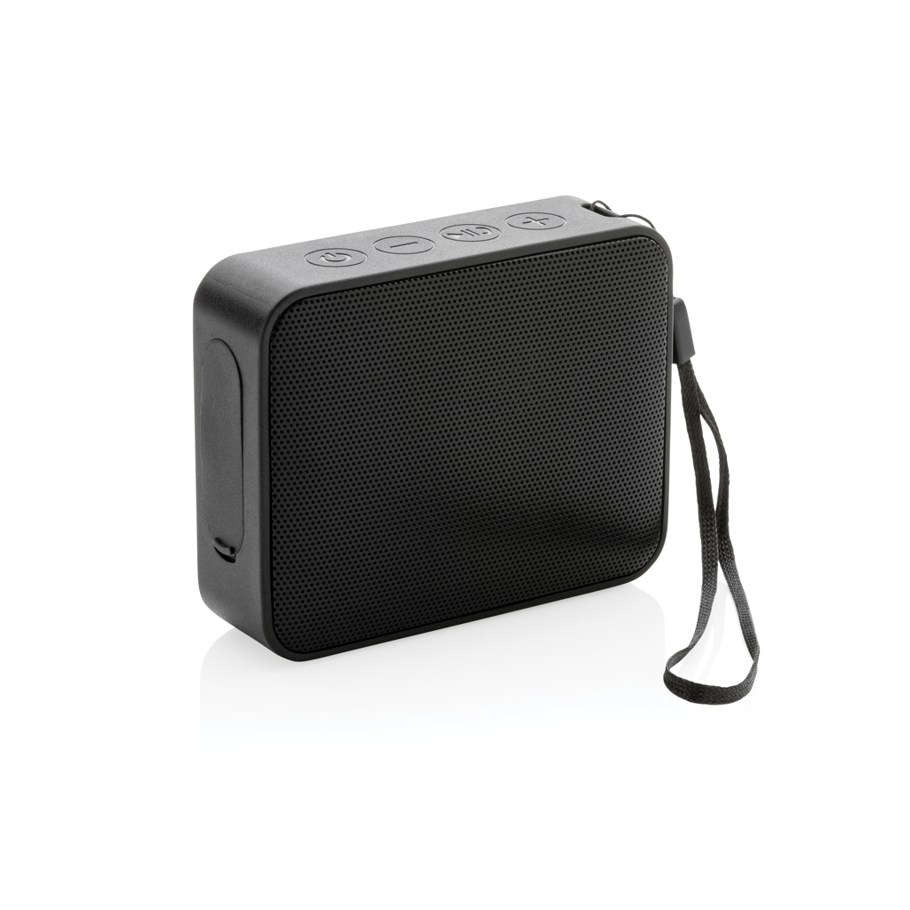 Enceinte nomade en plastique recyclé certifié Urban V Vallejo 3W_Noir