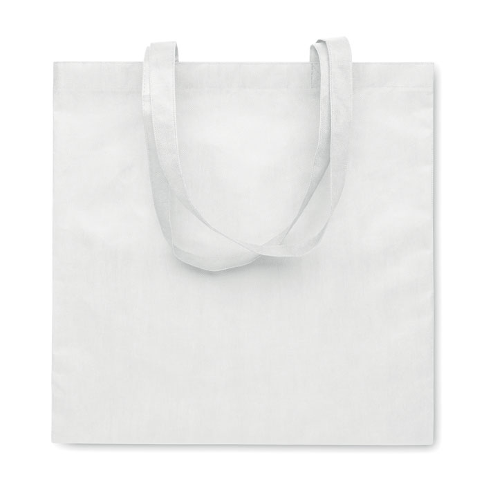 Tote bag en polyester recyclé rPET non tissé Kaimani_Blanc