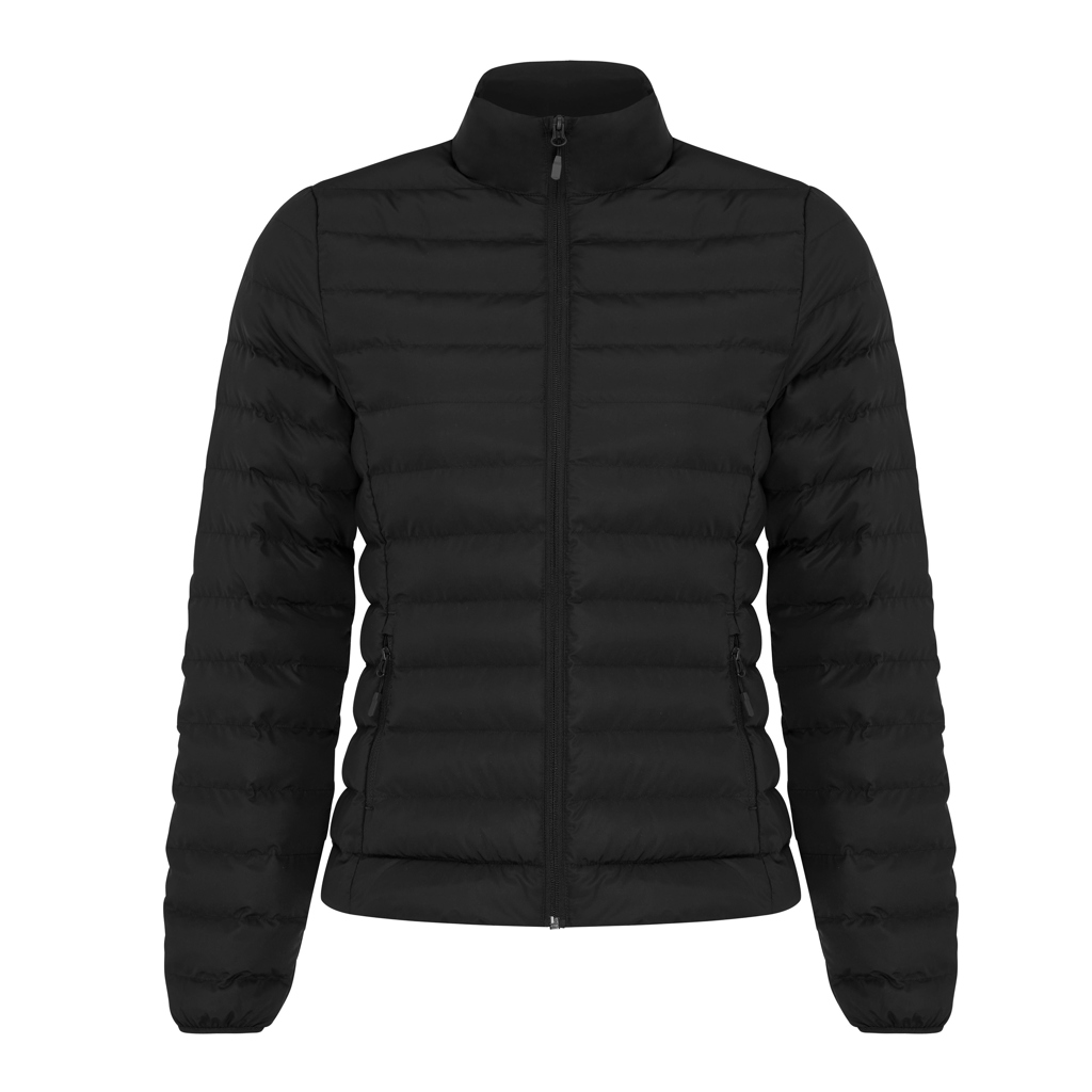 Doudoune femme en polyester recyclé certifié Iqoniq Maiko_Noir