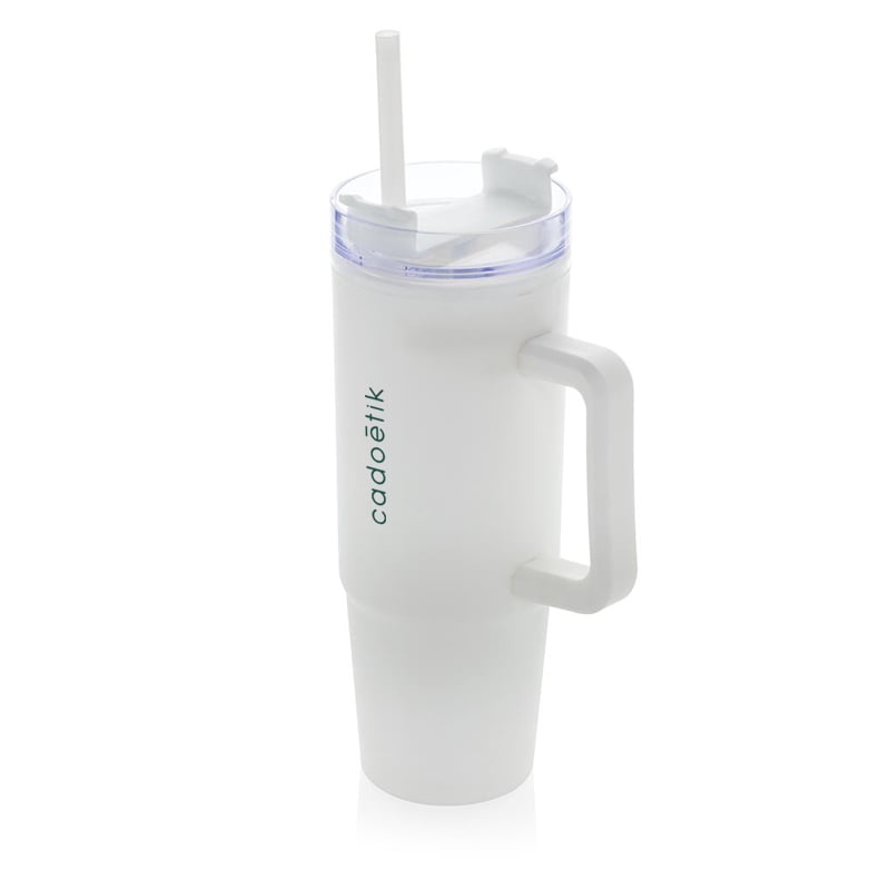 Mug de voyage en plastique recyclé certifié Tana 900 mL_1
